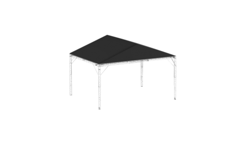 Временная крыша  - граунд 7X5