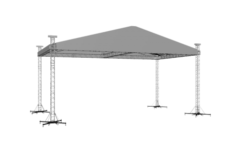 Временная крыша  - граунд 8X6 (квадролайт)