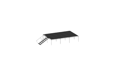 Сценический подиум 6x4 м