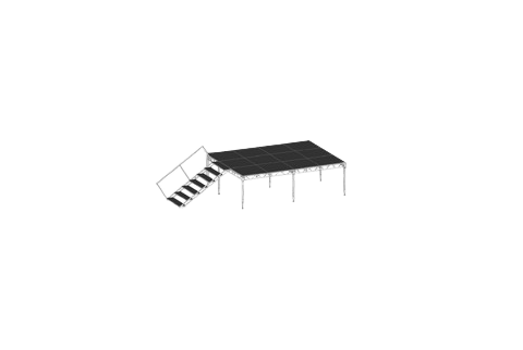 Сценический подиум 4x3 м