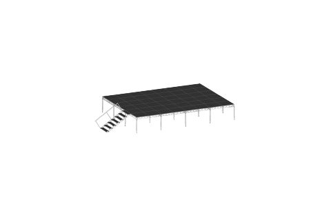 Сценический подиум 8x6 м