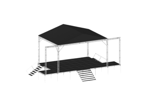 Сценический комплекс 8x6 м c порталами